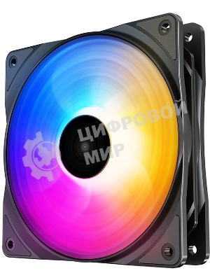 Вентилятор для корпуса DEEPCOOL RF120 FS черный, 120 мм, 1500 об/мин, 27 дБ, 4 pin