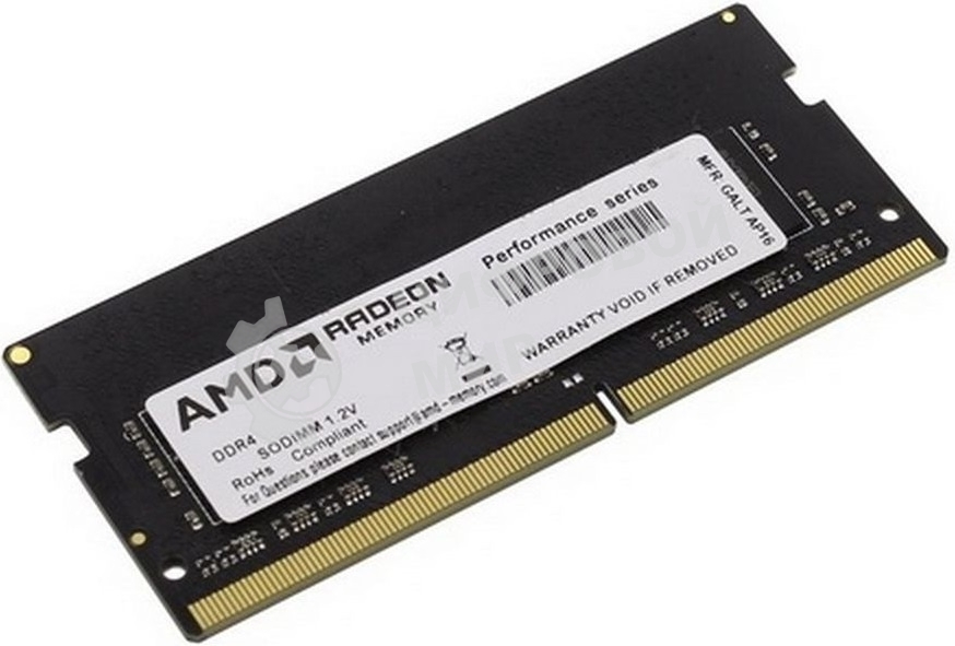 Оперативная память AMD Radeon R9, DDR4, 4GB, 3200MHz, CL22, SO-DIMM