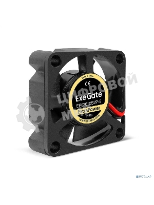 Вентилятор для корпуса ExeGate ExtraPower EP03010S2P-5 черный, 30 мм, 12000 об/мин, 33 дБ, 2 pin