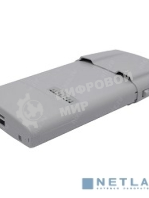 Точка доступа MikroTik RB912UAG-5HPnD-OUT BaseBox 5 (RouterBOARD 912UAG with 600Mhz Atheros CPU, 64MB RAM, 1xGigabit LAN, USB, miniPCIe, built-in 5Ghz 802.11a/n 2x2 two chain wireless with two RP-SMA connectors, Ro