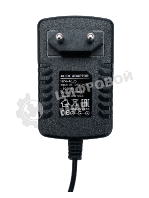 Блок питания Gembird NPA-AC25, 24В/1А, 24Вт, 1 штекер 5,5х2,5мм