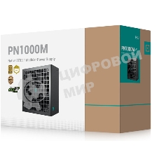 Блок питания Deepcool/GamerStorm PN1000M, 1000Вт, 80 PLUS Gold, 135мм, модульный, черный