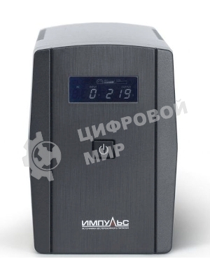 Источник бесперебойного питания Импульс JS10102 600Вт 1000ВА черный