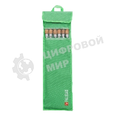 Набор шампуров угловых Palisad Camping 650 мм, с деревянной рукояткой, в чехле, 6 шт.