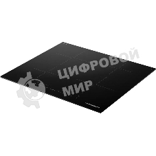 Индукционная варочная панель Kuppersberg ICI 606, 60 см, индукция, High-Tech, inverter, прямой край, 9 уровней мощности, бустер, Stop and Go, автоматическое отключение, таймер, индикатор остаточного тепла, сенсорное управление, черный