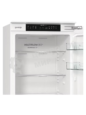 Встраиваемый холодильник Gorenje NRKI517142, полезный объем 243 л, электронное управление, цифровой дисплей, автоматическое размораживание No Frost, быстрое замораживание, интенсивное охлаждение, зона свежести с контролем влажности, слайдерное крепление, энергоэффективность А+