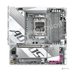 Материнская плата Gigabyte B850M AORUS ELITE WIFI6E ICE, AM5, AMD B850, 4xDDR5, 4xSATA, 2xM.2, 1xPCIe 5.0 x16, 1xPCIe 3.0 x4, 1xDP, 1xHDMI, 1x2.5Gb LAN, Wi-Fi 6E, Bluetooth 5.3, 2xUSB-A 10Gbps (Gen2), 5xUSB-A 5Gbps, 4xUSB-A 2.0, 1xUSB-C 10Gbps (Gen2), 2x3.5 мм, 7.1, mATX