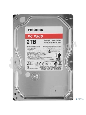 Жесткий диск Toshiba Original SATA-III 2Tb HDWD320UZSVA P300 (7200rpm) 128Mb 3.5