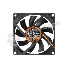 Вентилятор для корпуса ExeGate ExtraPower EP08015S3P черный, 80 мм, 2500 об/мин, 25.5 дБ, 3 pin