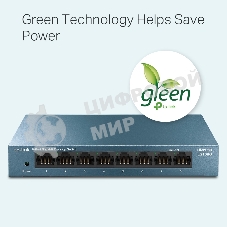 Коммутатор TP-Link LS108G 8-портовый 10/100/1000 Мбит/с настольный коммутатор SMB