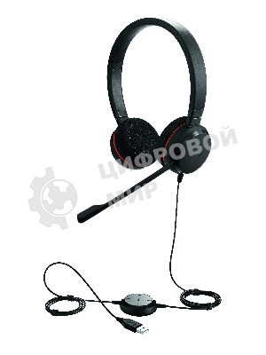 Гарнитура Jabra Evolve 20 MS Stereo USB чёрный, проводная
