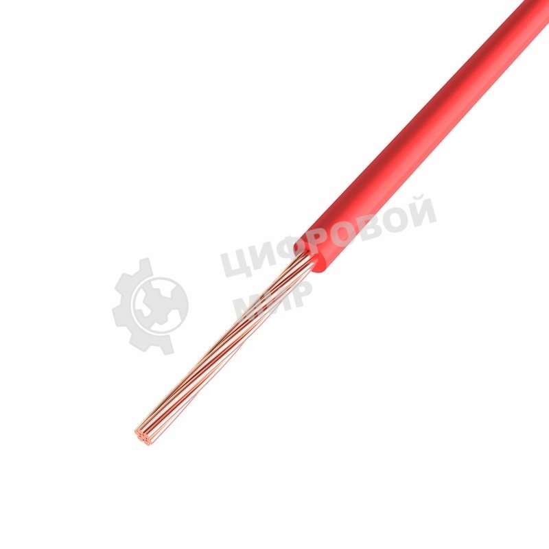 Провод ПГВА Rexant 1х1.00 мм², Cu, красный, бухта 200 м