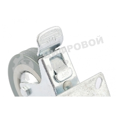 Колесо Сибртех поворотное с тормозом d-50мм крепление  платформенное