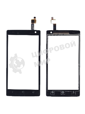 Сенсорное стекло (тачскрин) для Acer Liquid Z5 Z150, черное