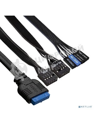 Компьютерный корпус Miditower ExeGate AA-442U2-AA400 (ATX, AA400 8 см, 1хUSB+2хUSB 3.0, аудио, черный)