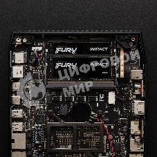 Оперативная память Kingston Fury Impact, DDR5, 16Gb (1x16Gb), 6000MHz, CL38, ECC SO-DIMM