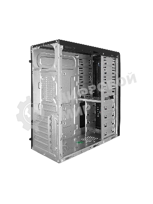 Компьютерный корпус Miditower ExeGate EX261448RUS CP-601 Black, ATX, (CP350W, 80мм), 2хUSB, Audio