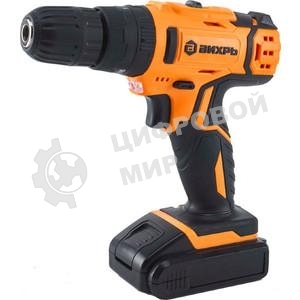 Дрель-шуруповерт Вихрь ДА-18Л-2кУ, 18 В, 2 Ач, 45 Нм, щеточный, ударный