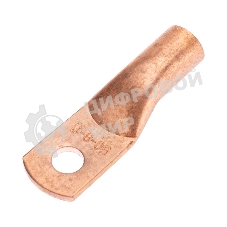 Наконечник медный Rexant ТМ 50-8-11 (50 мм² - Ø8 мм) (в упак. 100 шт.)