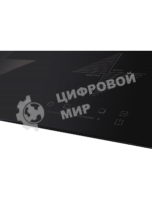 Индукционная варочная панель Kuppersberg ICS 604/ширина 60 см, 2 зоны 1,5 кВт(BOOSTER 2 кВт), 2 зоны 2 кВт(BOOSTER 3 кВт),электронное сенсорное управление + слайдер, 5 цифровых дисплев, 9 уровней мощности,автоматическое отключение,автоматика закипания,защита от детей/блокировка панели управления,индикаторы остаточного тепла, Таймер, Stop & Go, цвет черный/прямой край