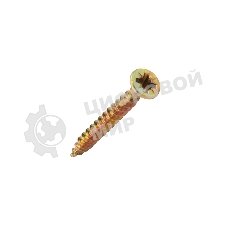 Саморез универсальный Kranz 3.5х30, желтый цинк, короб (200 шт./уп.)