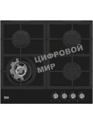 Газовая варочная панель Beko HILW 64225 S, черный