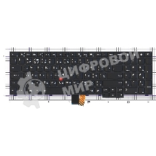 Клавиатура для ноутбука Lenovo Thinkpad S5 2nd Gen черная с подсветкой