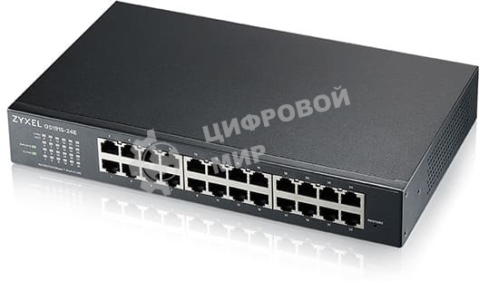 Коммутатор гибридный Smart L2Zyxel NebulaFlex GS1915-24E, rack 19