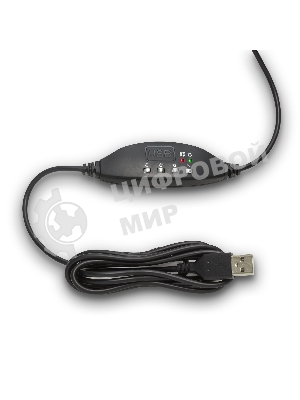 Гарнитура Exegate 960 USB Stereo чёрный, проводная, USB, регулятор громкости