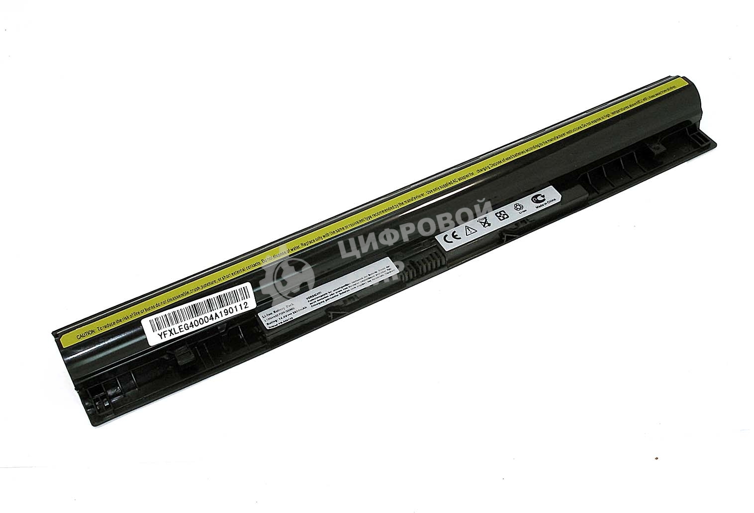 Аккумуляторная батарея для ноутбука Lenovo G500S G510 (L12S4A02) 14.4V 2600mAh OEM черный