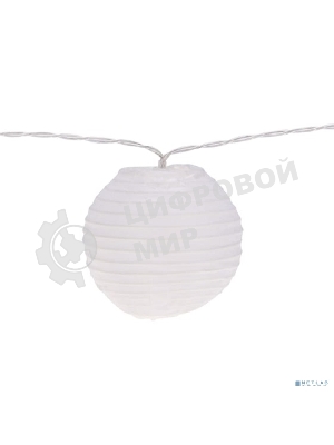 Гирлянда садовая Rexant Денг, 335 см, 3000К, встроенный аккумулятор, солнечная панель, коллекция Пекин