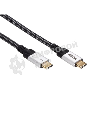 Кабель USB4 TCM--TCM, 5K@60Hz, 40Gbps, PD 240W, 5A, VCOM, 1.2м