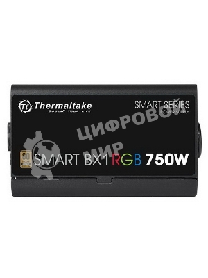 Блок питания Thermaltake Smart PS-SPR-0750NHSABE-1, 750Вт, 80 PLUS Bronze, 120мм, черный
