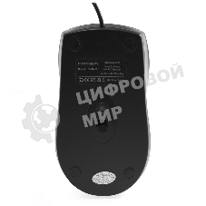 Мышь проводная Crown CMM-31 черный, 1000 dpi, USB, кнопки - 3