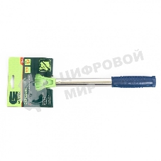 Скребок Сибртех, фиксированное лезвие, 100 мм металлич, обрезиненная ручка, 300 мм