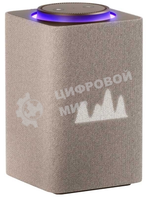 Умная колонка Яндекс Станция Макс, 65Вт, с экраном, 1 динамик, часы, Алиса, Wi-Fi, Bluetooth 5.0, Zigbee, бежевый