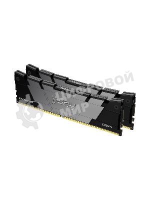 Оперативная память Kingston Fury Renegade, DDR4, 32Gb (2x16Gb), 3600MHz, CL16, DIMM, с радиатором, черный