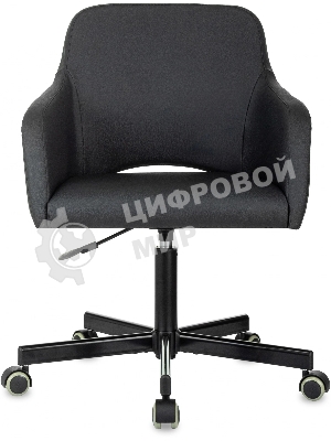 Кресло Бюрократ CH-380M черный, экокожа