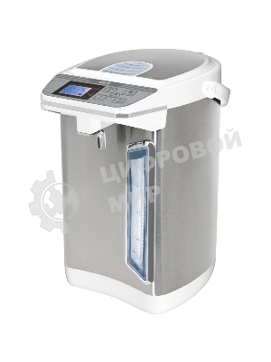 Термопот Mystery MTP-2442 4.5л. 700Вт серебристый/белый