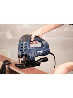 Пила лобзиковая FERM JSM1025P мощность-750 W/скорость вр.- 500-3000/ход мм- 26/древо/сталь мм-90/10