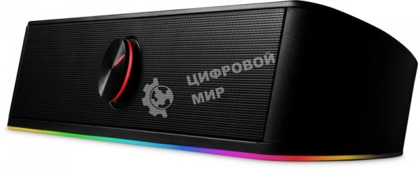 Акустическая система Defender Adiemus черный (6Вт, подсветка RGb, питание от USB)
