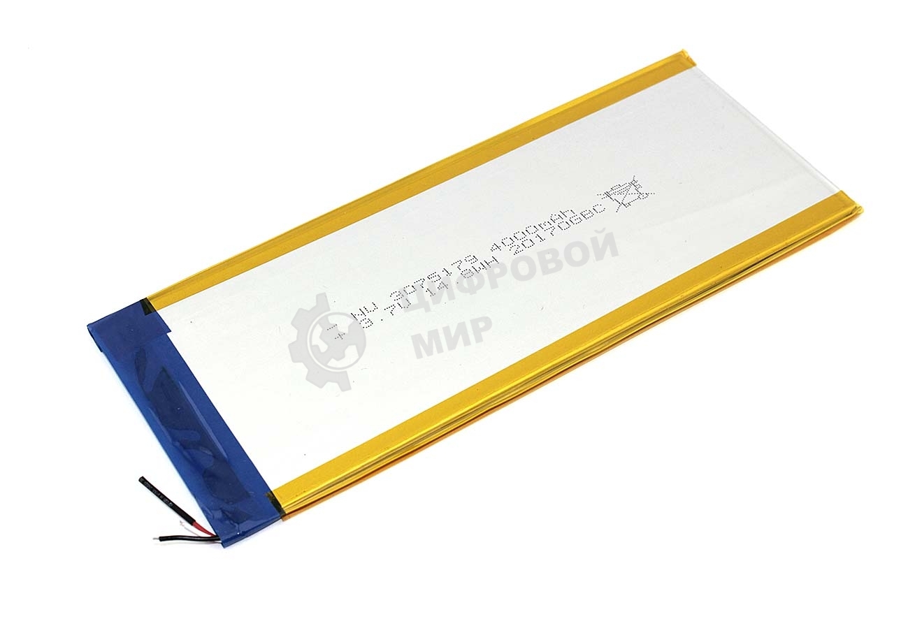 Аккумулятор Li-Pol (батарея) 3x75x179 мм 3pin 3.7V/4000mAh