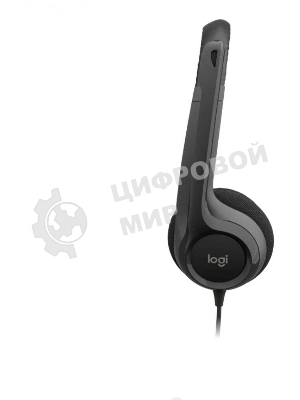 Гарнитура Logitech H390 чёрный, проводная, USB