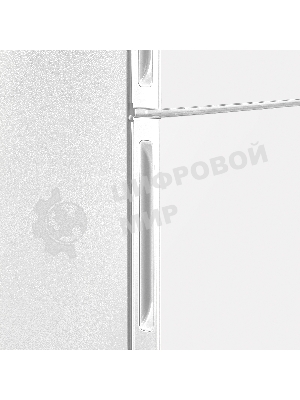 Холодильник Maunfeld MFF183NFWE белый трехкамерный инвертор 270/135л морозилка снизу, Total NoFrost, Side by Side