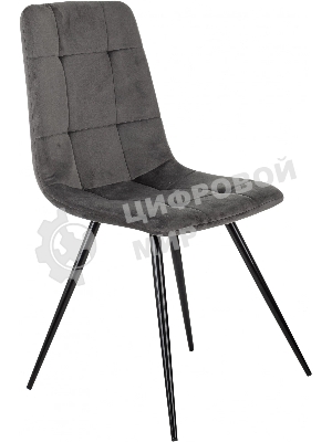 Стул для дома Бюрократ CH-K1_4 комплект 4 шт т. серый Holland 18 металл черный на ножках
