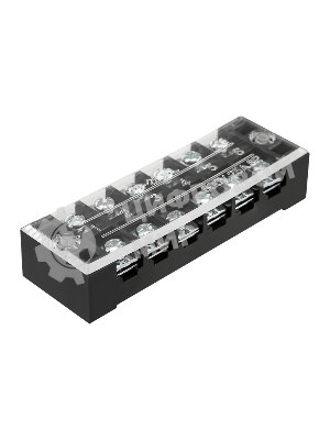 Блок зажимов клеммный Rexant БЗН ТВ-2506 2,5мм2 25A 6 пар