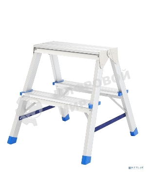 Стремянка Сибртех двусторонняя 2ст., алюминиевая