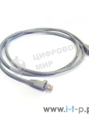 Патч-корд U/UTP Cat.6 LSZH 2м PC-LPM-UTP-RJ45-RJ45-C6-2M-LSZH-GY сер. Hyperline 42265