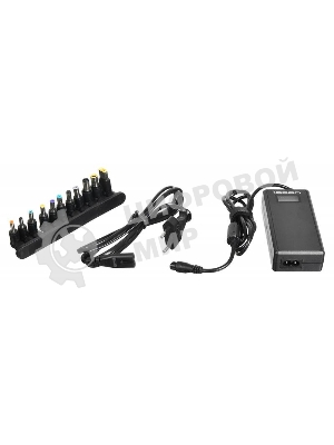 Блок питания Ippon D65U автоматический 65W 15V-19.5V 8-connectors 1.5A 1xUSB 2.1A от бытовой электросети LСD индикатор