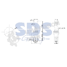 Тумблер 24V 20А (3c) ON-OFF однополюсныйс красной подсветкойRexant